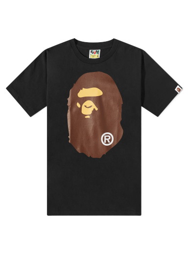 Póló BAPE Classic Big Ape Head T-Shirt Black Fekete | 001TEJ301003M-BLK