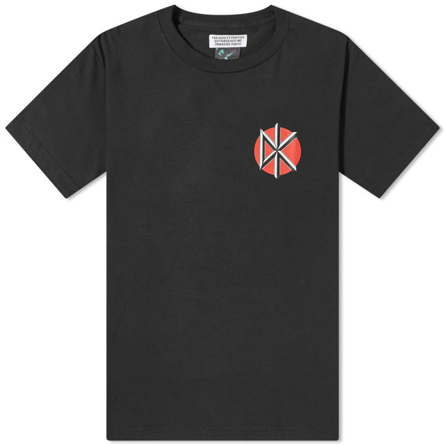 Póló WACKO MARIA Dead Kennedys Crew Neck T-Shirt Fekete | DEADKENNEDYS-WM-TEE01-BLK