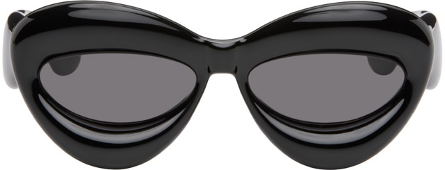 Napszemüveg Loewe Black Inflated Sunglasses Fekete | LW40097I@5501A