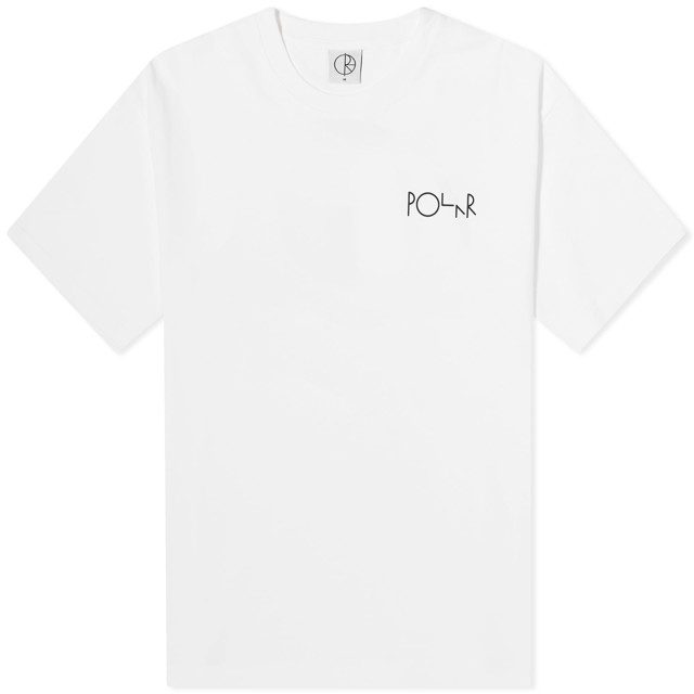 Póló Polar Skate Co. Stroke Logo T-Shirt Fehér | PSC-CO-3-WHT