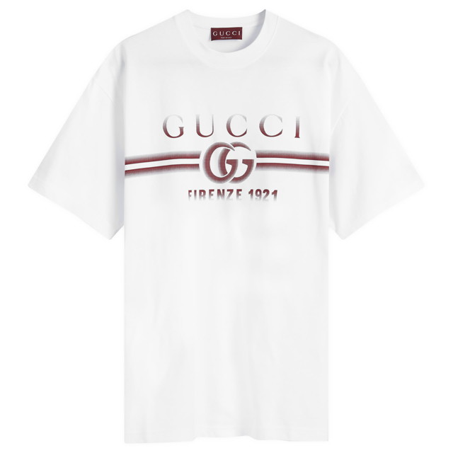 Póló Gucci Interlocking Logo T-Shirt Fehér | 785345-XJGKJ-9541