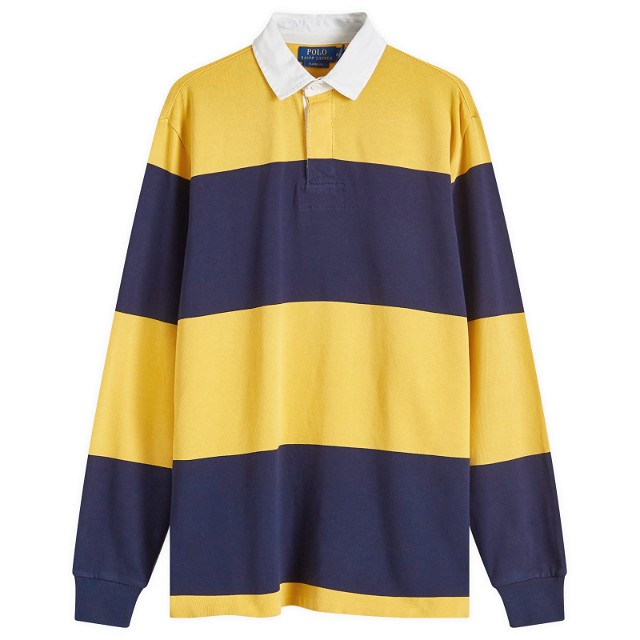 Pólóingek Polo by Ralph Lauren Block Stripe Rugby Shirt Sárga | 710941594004