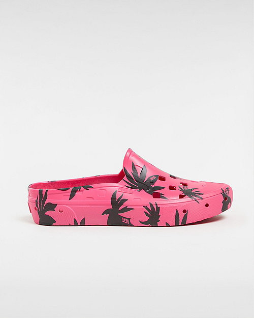 Sneakerek és cipők Vans Slip-on Mule Trk Surf Essentials Shoes (palm Pink Glo) Unisex Pink, Size 3 Rózsaszín | VN0005V8YU2