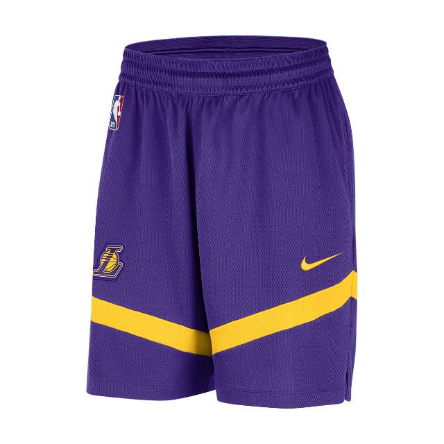 Rövidnadrág Nike Dri-FIT NBA Los Angeles Lakers Icon Orgona | DZ3722-504