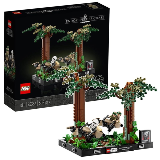 Flexstyle LEGO Star Wars™ 75353 Endor™ Speeder Chase Diorama Többszínű | 75353LEG