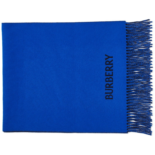 Logo Jacquard Cashmere Scarf