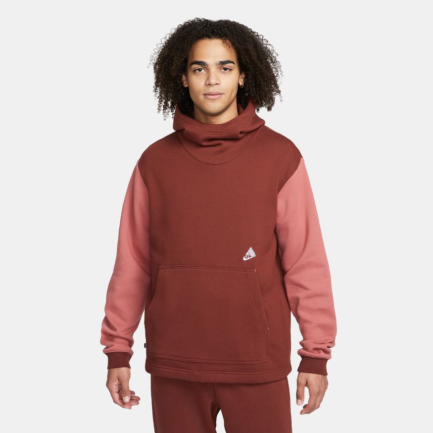 Sweatshirt Nike Kyrie Pullover Basketball Hoodie Burgundia | DQ6111-217, 0