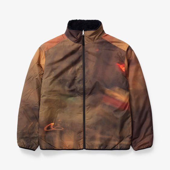 Dzsekik Pop Trading Company Adam Reversible Jacket Barna | POPAW23-05-007