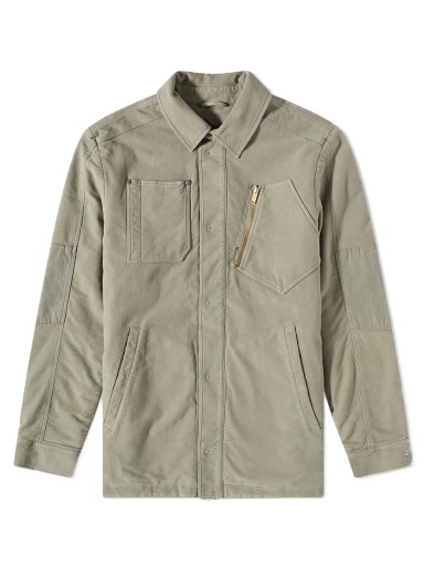 Dzsekik Objects IV Life Moleskin Shirt Jacket Zöld | OBJ-001-204-06-0422