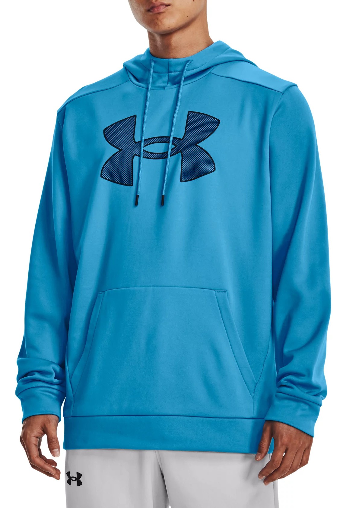 Sweatshirt Under Armour Hoodie Armour Fleece Big Logo Kék | 1373352-419, 0