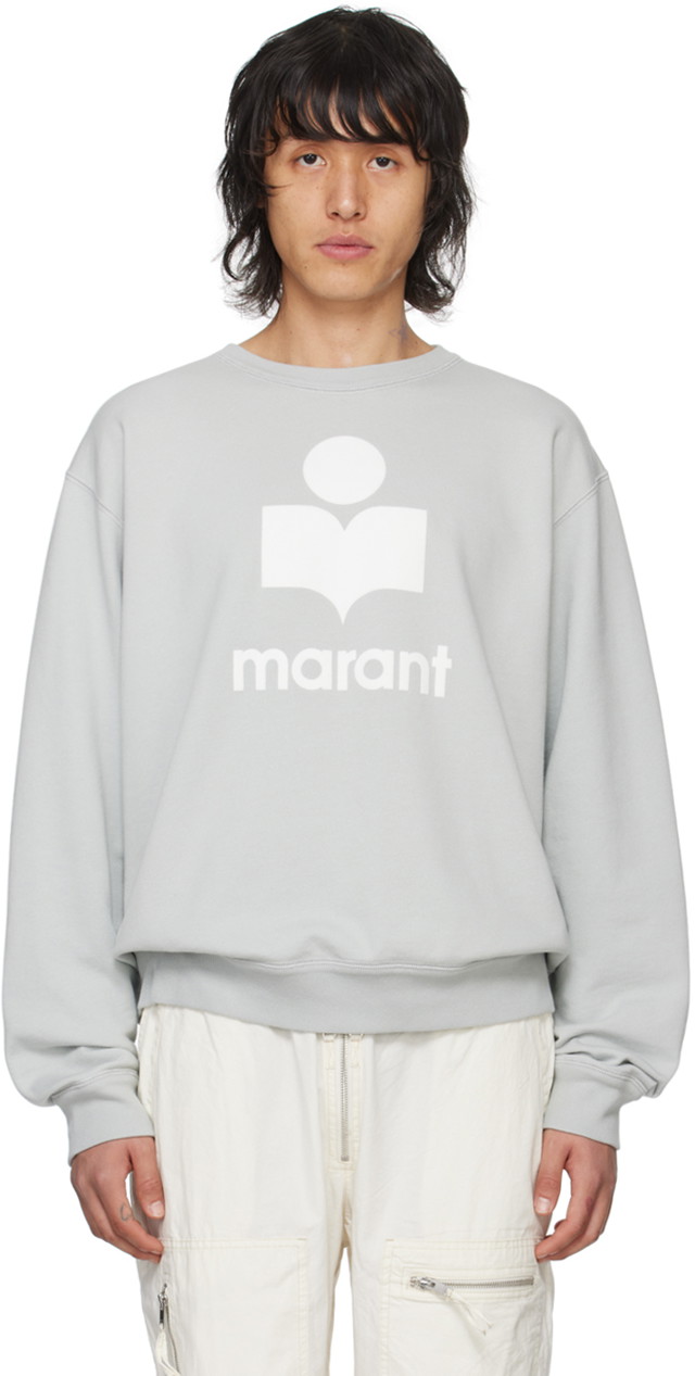 Sweatshirt ISABEL MARANT Mikoy Sweatshirt Szürke | 24PSW0029HA-B1M18H