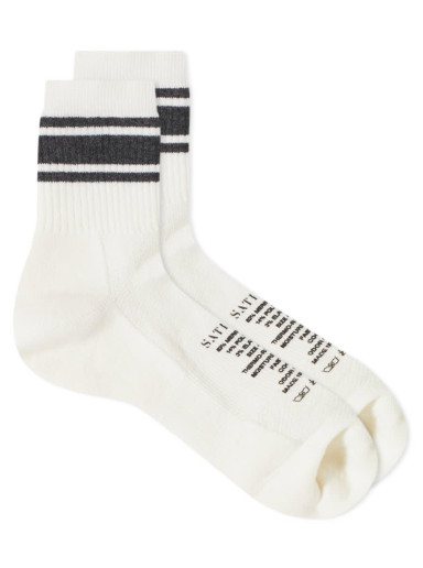 Zoknik és harisnyanadrágok Satisfy Merino Tube Sock Fehér | 5111-WH