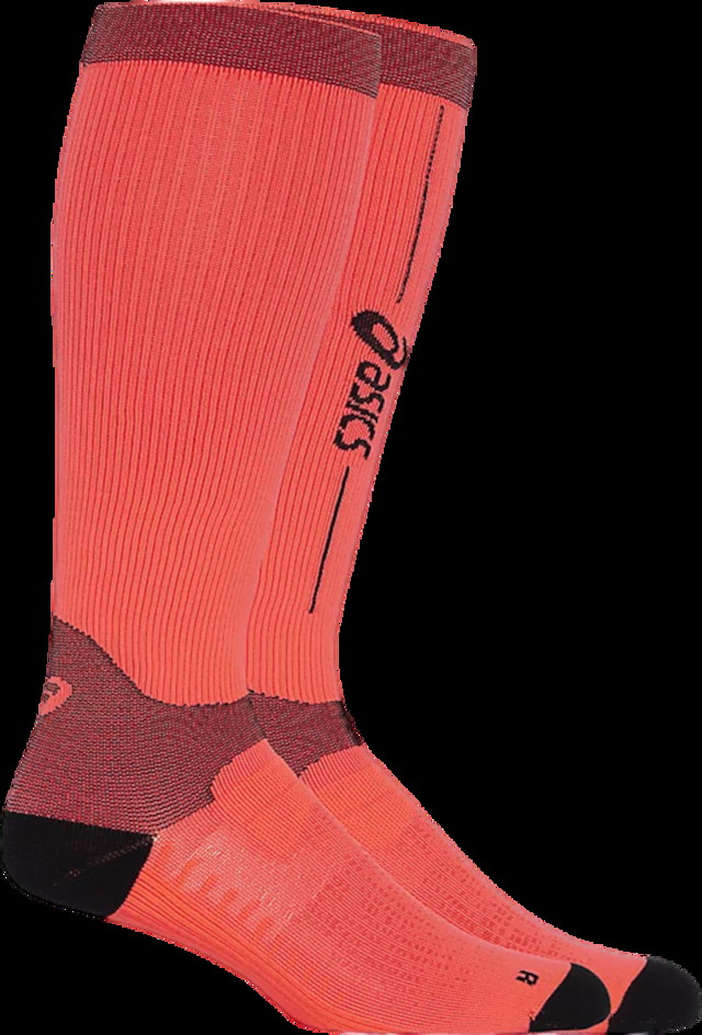 Zoknik és harisnyanadrágok Asics PERFORMANCE RUN COMPRESSION SOCK 
Piros | 3013a990-600