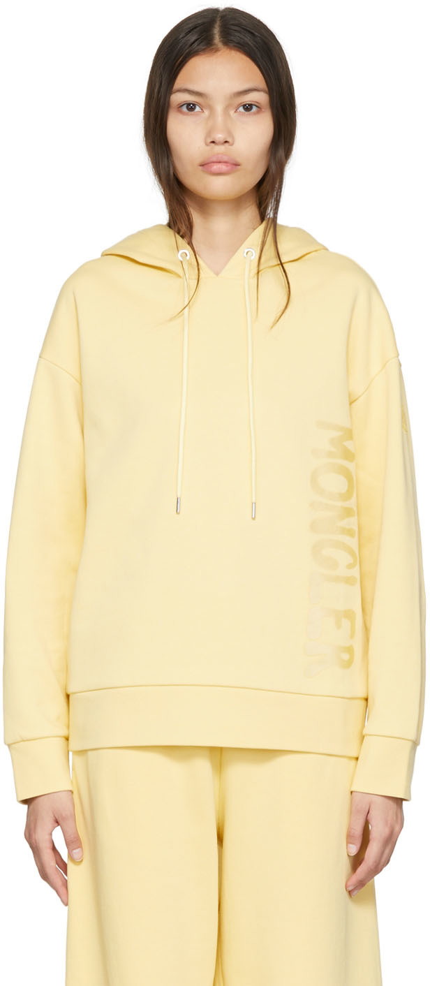 Sweatshirt Moncler Cotton Hoodie Sárga | H20938G00014809KF