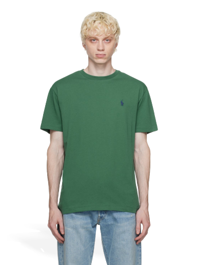 Póló Polo by Ralph Lauren Embroidered T-Shirt Zöld | 710671426235
