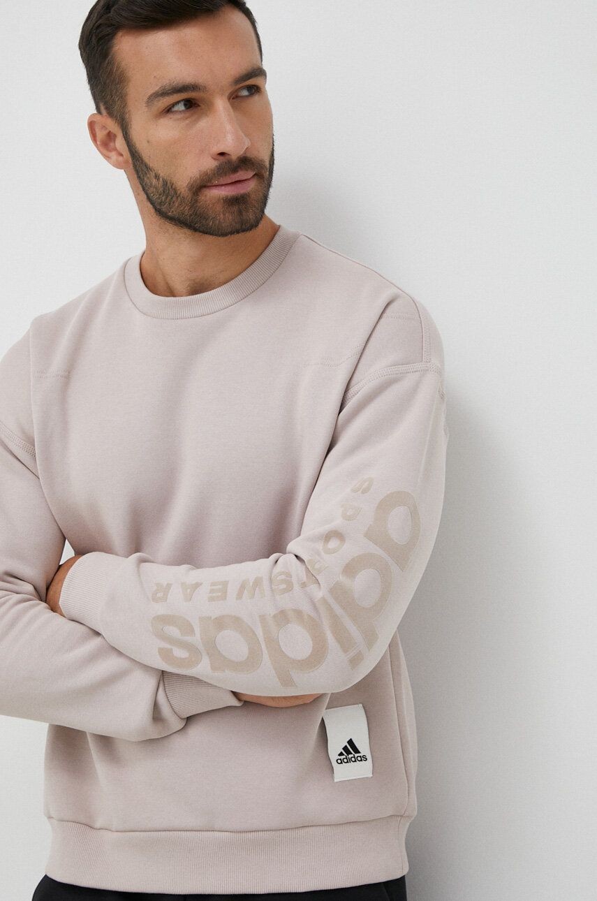 Sweatshirt adidas Originals Lounge Sweatshirt Bézs | IA9362, 0