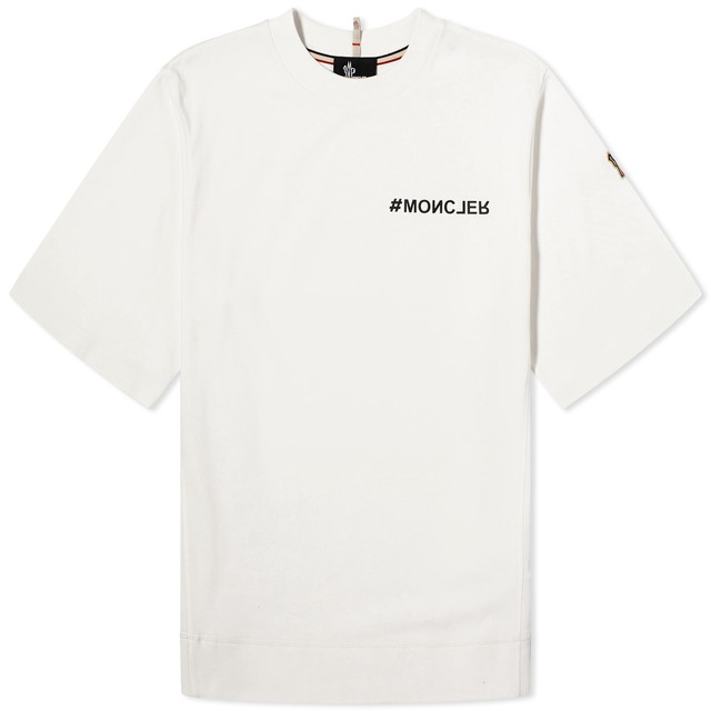 Póló Moncler Grenoble Logo T-Shirt Fehér | W8C000-02-83927-041