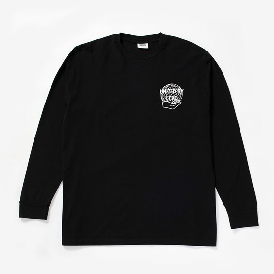 Póló SNS United By Love Long Sleeve Tee Fekete | SNS-1169-0100