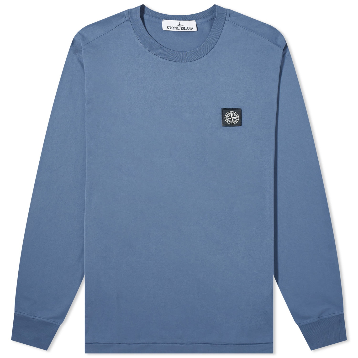 Póló Stone Island Long Sleeve Patch T-Shirt Kék | 801522713-V0024, 0