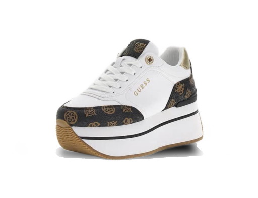 Sneakerek és cipők GUESS Camrio 4G Peony Logo Sneakers Fehér | FLPCM4FAL12