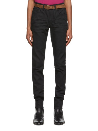 Farmer Saint Laurent Skinny Jeans Fekete | 527389YO500