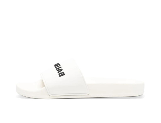 Sneakerek és cipők Balenciaga Pool Slide Eggshell Fehér | 565826W1S809310