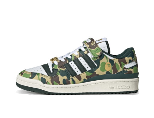 Sneakerek és cipők adidas Originals BAPE x Forum Low 84 30th Anniversary "Green Camo" Zöld | ID4771