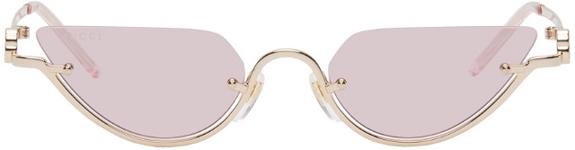 Napszemüveg Gucci Gold Cat-Eye Sunglasses Rózsaszín | GG1603S