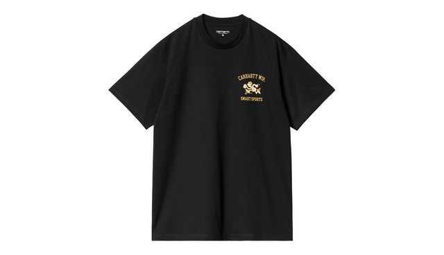 Póló Carhartt WIP S/S Smart Sports T-Shirt Black Fekete | I033121_89_XX