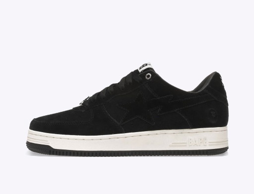 Sneakerek és cipők BAPE Bape Sta Low "Black Suede" Fekete | 1H70-191-004