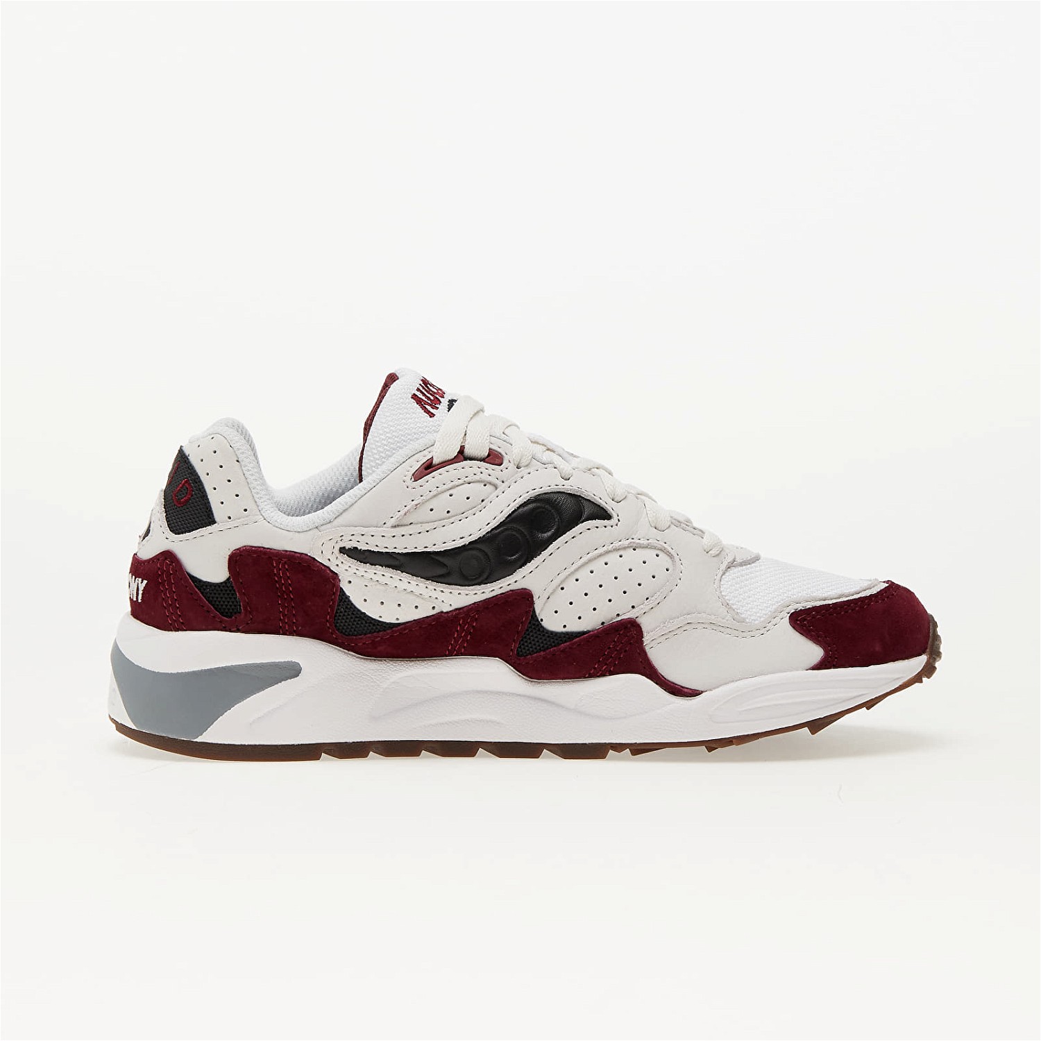 Sneakerek és cipők Saucony Grid Shadow 2 Cream/ Red Burgundia | S70773-2, 1