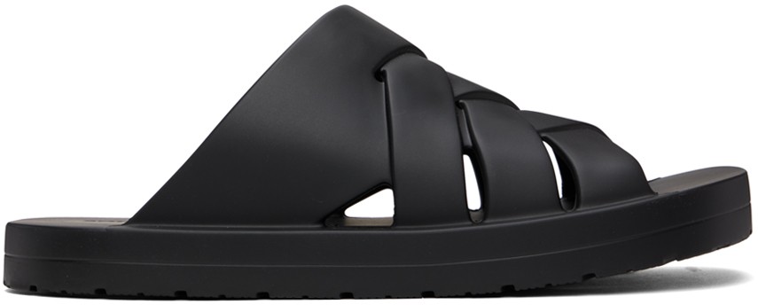 Sneakerek és cipők Bottega Veneta Slip-On Sandals "Black" Fekete | 730287 V11T0, 0