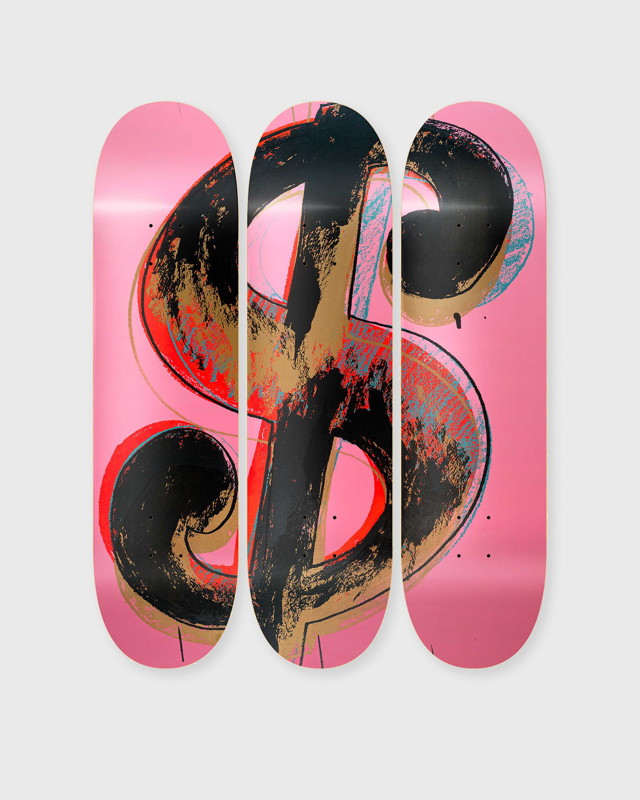 Skate The Skateroom Andy Warhol Dollar Sign Pink Deck Többszínű | 5407006112532