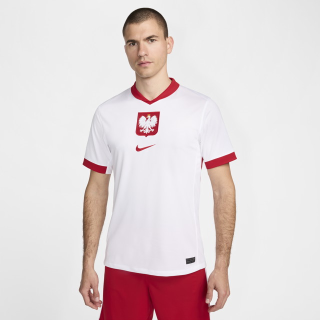 Sportmezek Nike Dri-FIT Replica Poland Stadium 2024/25 Fehér | FQ8497-100