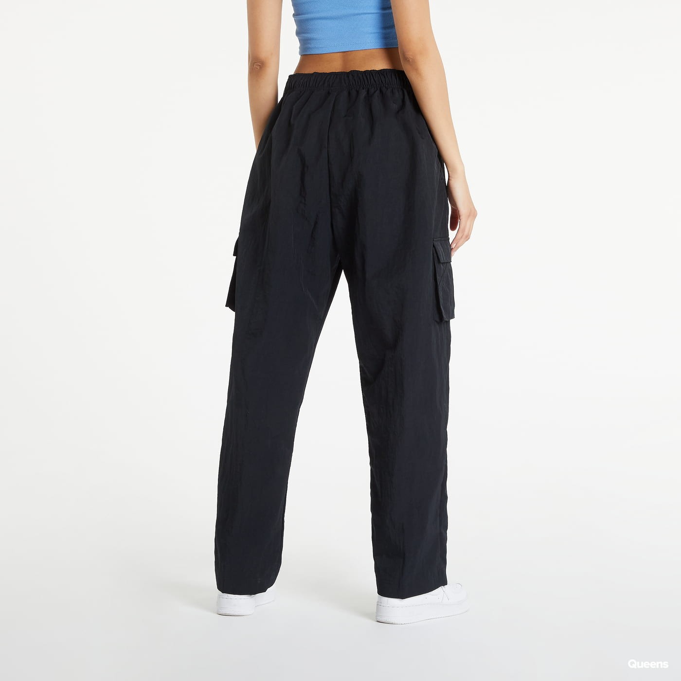 Sweatpants Nike Sportswear Essential Woven Oversized Pants Fekete | DO7209-010, 1