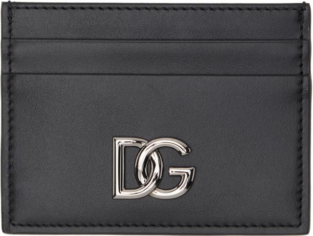 Pénztárca Dolce & Gabbana Black DG Card Holder Fekete | BP0330AW576