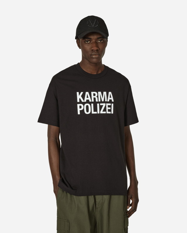 Póló Pleasures Karma T-Shirt Black Fekete | 9505029 BLACK