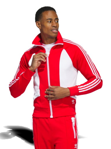 Dzsekik adidas Originals x Jeremy Scott Big Zip Jacket 
Piros | HY1812