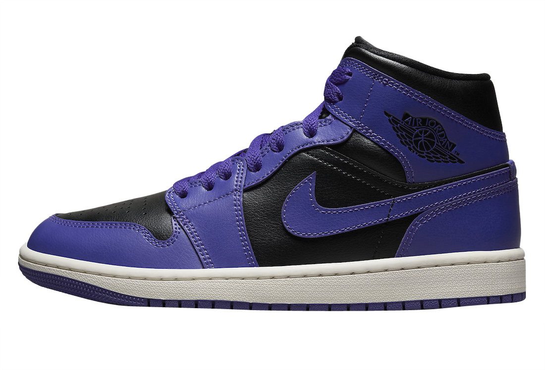 Sneakerek és cipők Jordan Air Jordan 1 Mid "Purple Black" W Orgona | BQ6472-051, 0