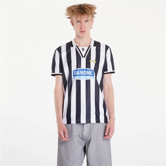 Juventus 1994 - 95 Retro Football Shirt Black/ White
