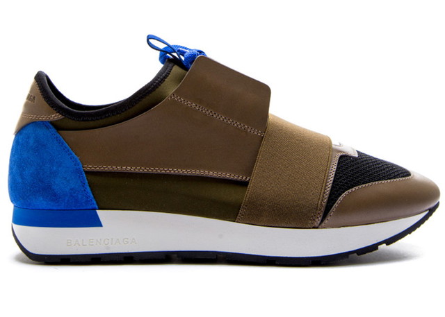 Sneakerek és cipők Balenciaga Race Runner "Brown Black Blue" Barna | 535391 W0YXS 3263