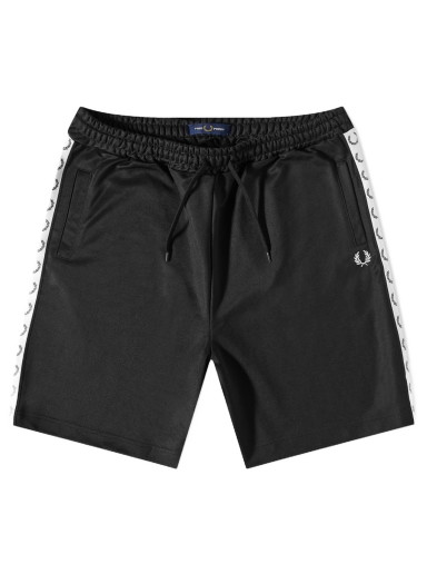 Rövidnadrág Fred Perry Taped Tricot Shorts Fekete | S5508-102