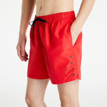 Fürdőruha Nike Swoosh Break 5 University Swim Short 
Piros | NESSC601-614, 2