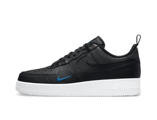 Sneakerek és cipők Nike Air Force 1 Low Cut Out Reflective Swoosh Black Blue Fekete | DN4433-002
