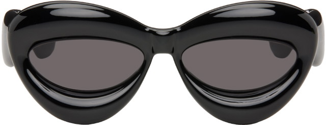 Napszemüveg Loewe Black Inflated Cat-Eye Sunglasses Fekete | LW40097I 192337116735