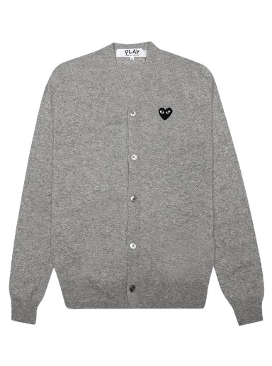 Pulóver Comme des Garçons PLAY Heart Wool Cardigan Szürke | az n024 051 2