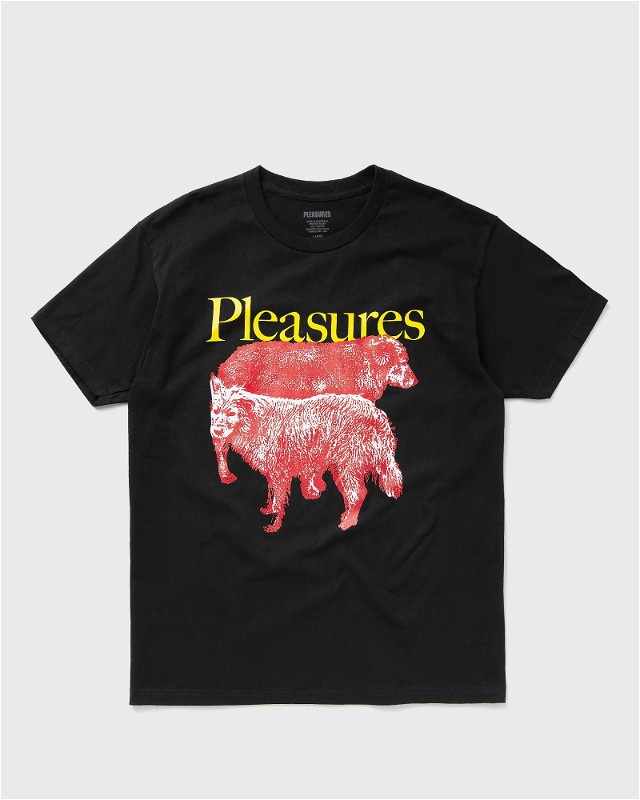 Póló Pleasures WET DOGS T-SHIRT Fekete | P24SP048-BLACK
