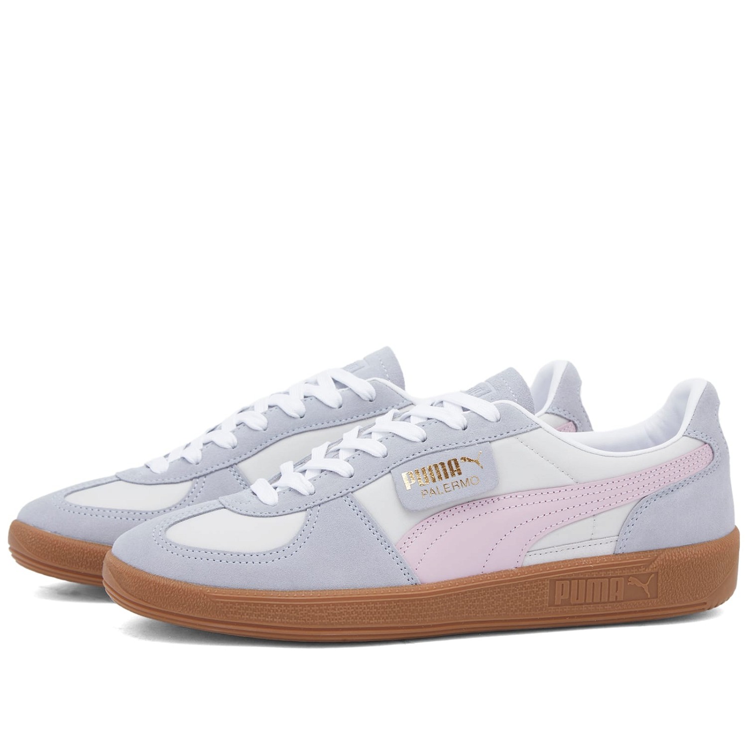Sneakerek és cipők Puma Palermo OG Feather Grey/Grey Fog/Grape Mist Burgundia | 383011-10, 0