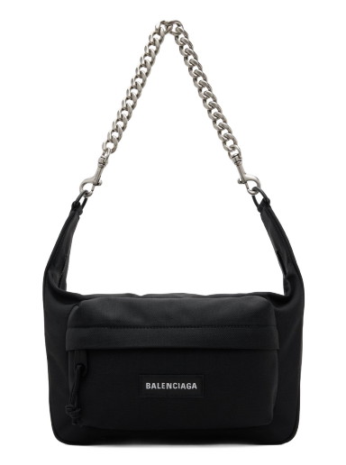 Válltáskák Balenciaga Medium Raver Chain Bag Fekete | 741080 2AACN