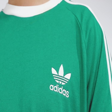 Póló adidas Originals Adicolor Classics 3-Stripes Tee Zöld | IM9387, 3